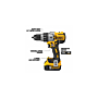DEWALT 20V MAX* XR Cordless Drill Combo Kit, Brushless, 5-Tool