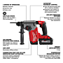 M18 FUEL™ 1 in SDS Plus Rotary Hammer Kit