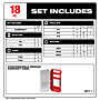 Milwaukee 18PC SHOCKWAVE™ Impact Duty Driver Bit Set