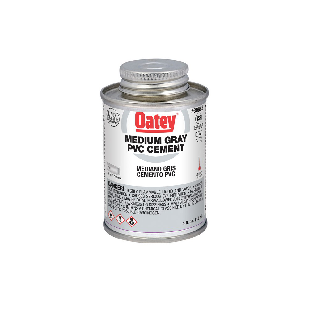 OATEY Oatey® 4 oz. PVC Medium Body Gray Cement
