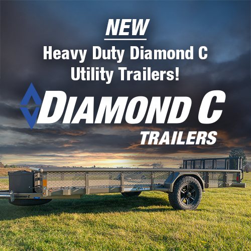 NEW Diamond C Trailers - Heavy Duty Utility Trailers for all your equipment transport needs.