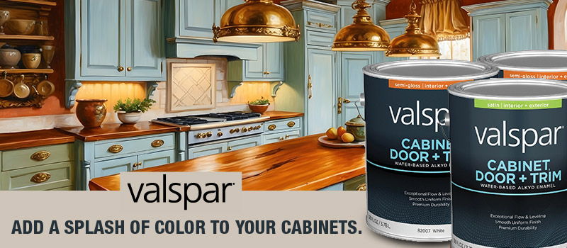 Valspar Cabinet Door + Trim paint